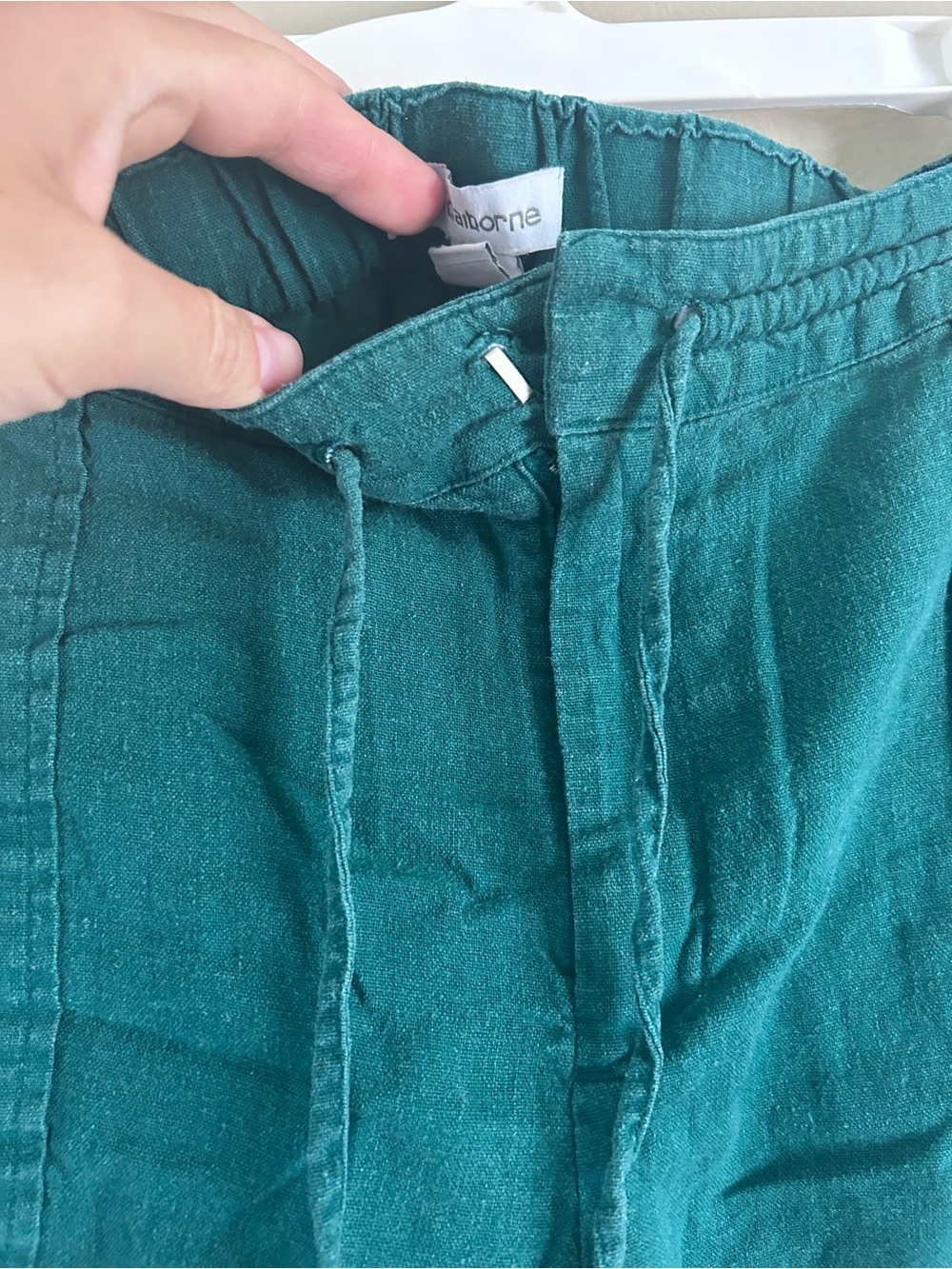Large Linen Lounge Shorts - Picture 2 of 5